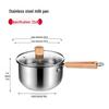 Stainless Steel Non-stick Baby Milk & Food Pot with Steaming and Boiling Functions