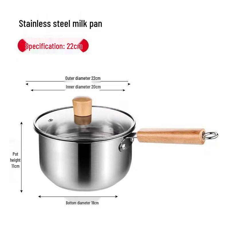 Stainless Steel Non-stick Baby Milk & Food Pot with Steaming and Boiling Functions