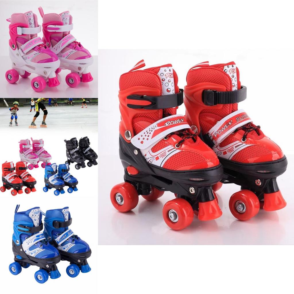Patinete de Ruedas Ajustable Con Ruedas de PVC Antideslumbrantes y Material Transpirable Para Todas las Edades