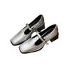 French Retro Square Head Thick Heel Single Shoes Female Spring and Autumn New Evening Wind Korean Version Fairy High Heels Mary Jane Small Lea