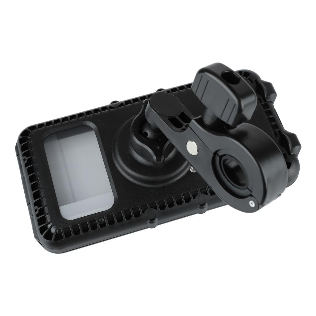 Waterproof Bike Phone Holder Fingerprint Recognition Face Recognition 360 Degree Adjustment Phone