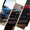 3 Colors Car Grille Badge Tri Colors Emblem Car Accessories