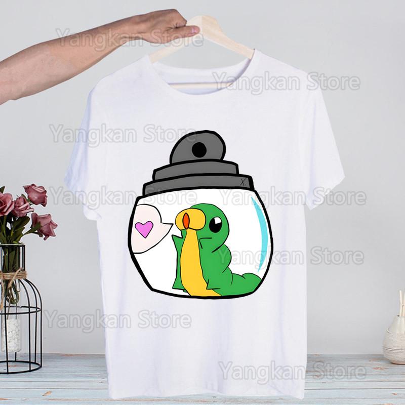 Hollow Knight Ghost Knight Game Skull T Shirt Fashion Tshirt Summer Mens Novelty Short Sleeve T-shirt Men Funny Tops