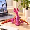 Articulated Sensory Toy 3D Printed Monster Figurine, Flexible Joints Sea Statue, Posable Creative Fantasy Ornament with Movable for Desktop Decoration