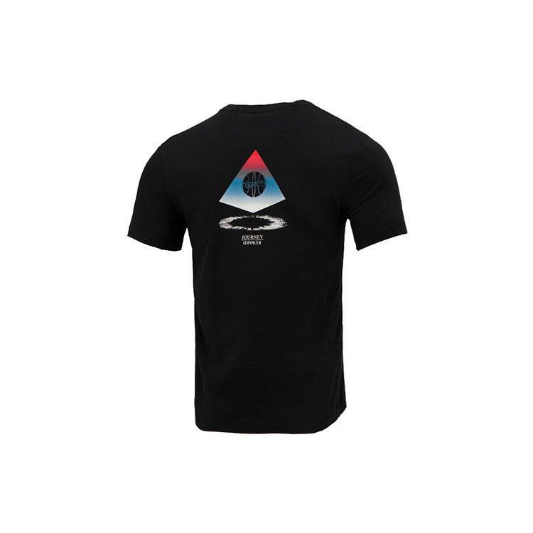 Nike T Shirts Men's Black Crew Neck Moderate Straight Fit DM2463-010