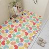 Hollow Bathroom Silk Ring Non-Slip And Wear-Resistant Bath Shower Room Anti-Drop And Dirt-Resistant Easy To Take Care Of Floor Mat Can Be Cut Carpet