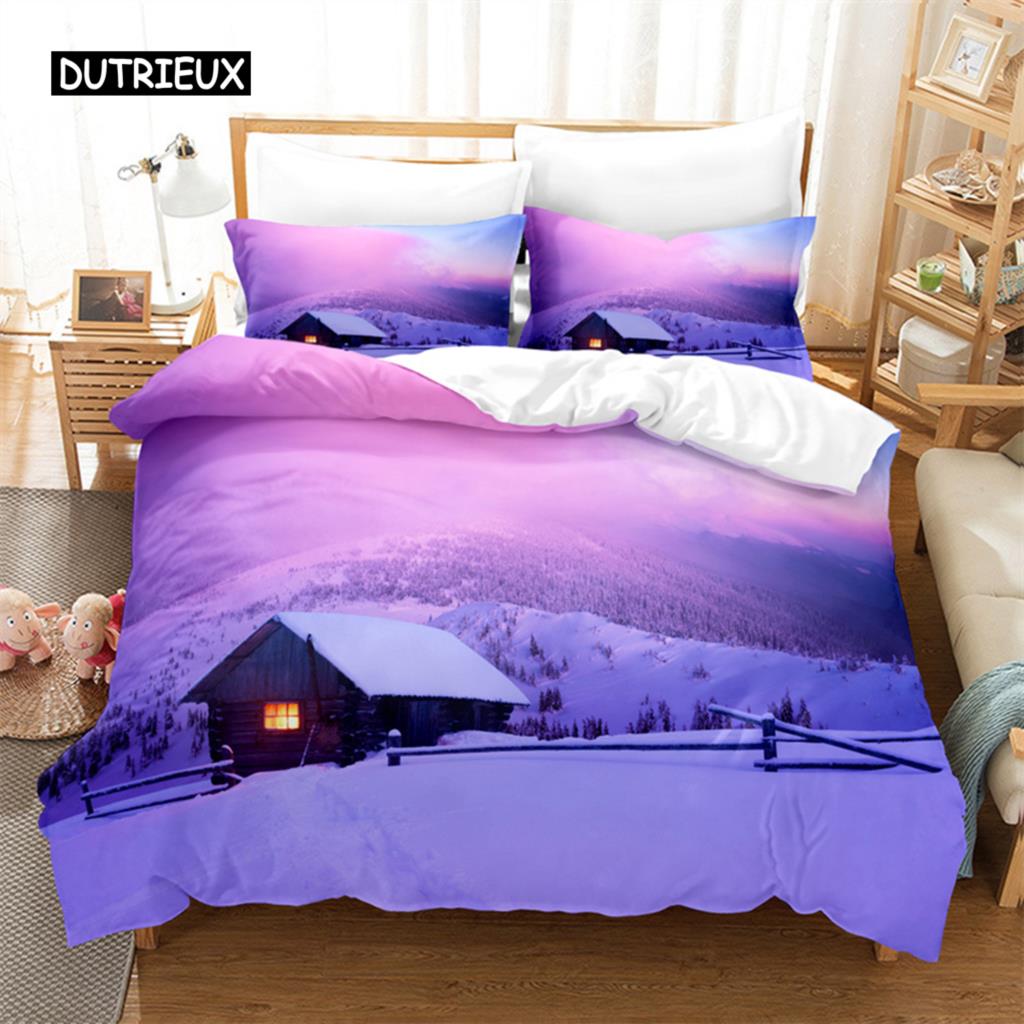 Christmas Bedding Set Duvet Cover Set 3d Bedding Digital Printing Bed Linen Queen Size Bed Set  Fashion Design