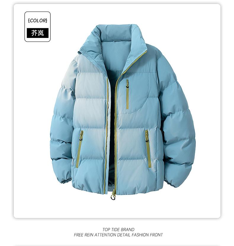 2025 Winter Stand Collar Cotton Jacket - Men's Windproof Warm Unisex Casual Outwear