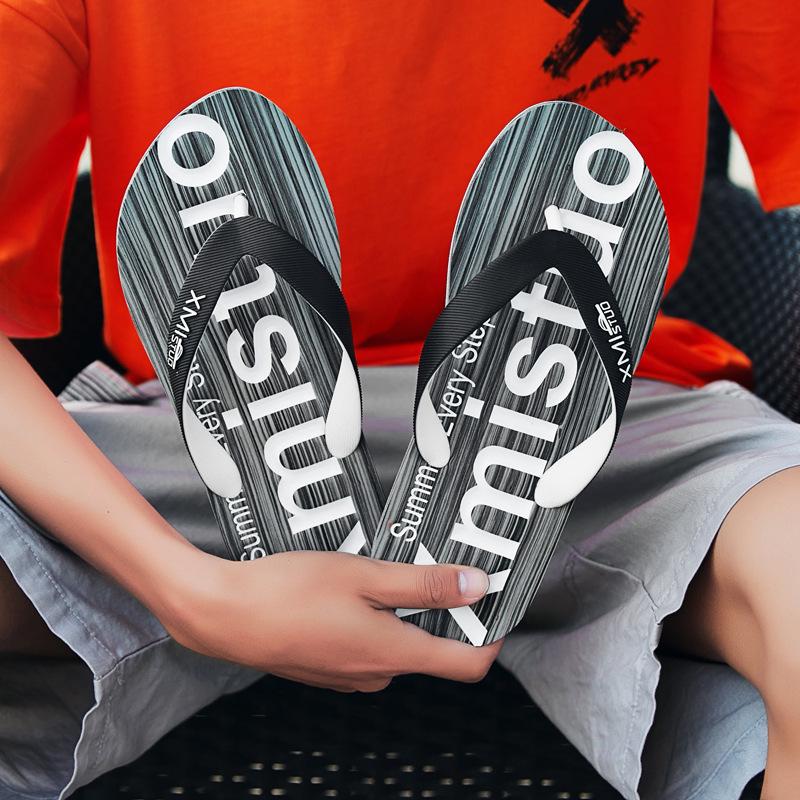 Повседневные нескользящие дизайнерские тапочки мужские индивидуальные шлепанцы с мягкой — фото 6