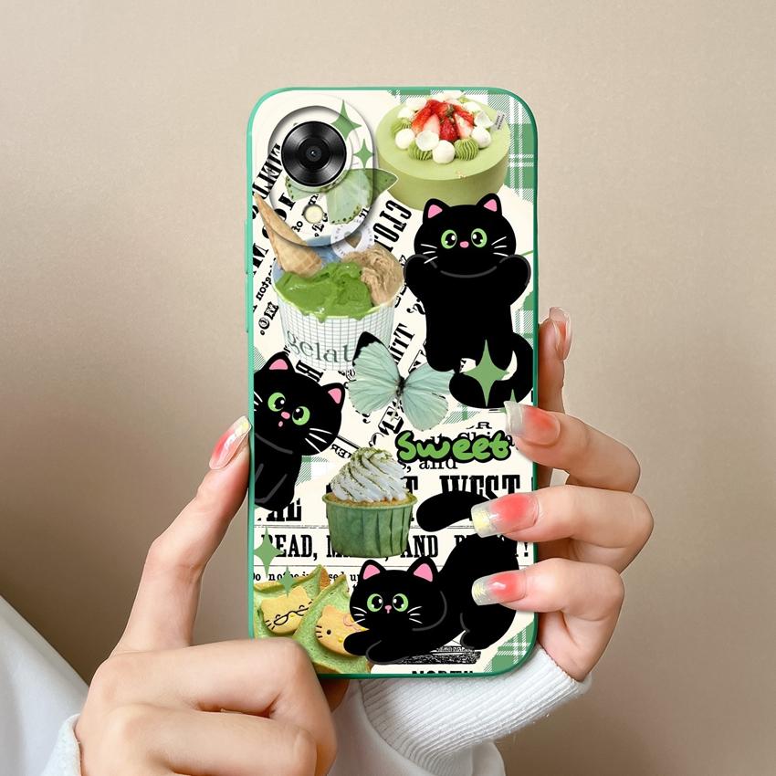 For Oppo A17k A16k A17 A16 A15 A12 A31 A33 A35 A36 A37 A52 A53s A54 A55 Phone Case Playful Boy Girl Pattern Fashion Shell For Oppo Silicone Back Cover