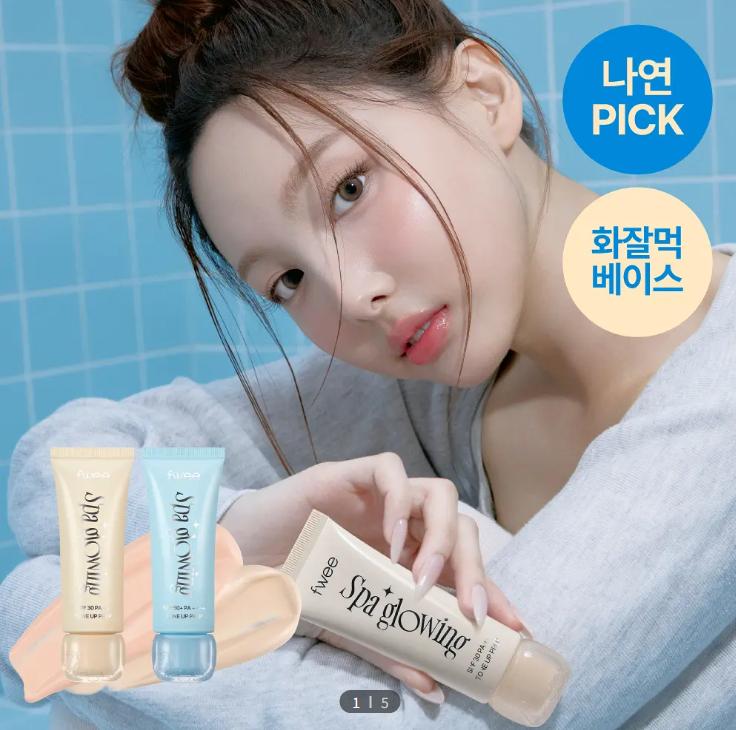 FWEE Spa Glowing UV Tone-Up Base 35ml (Inner Glow / Dewy Glow)