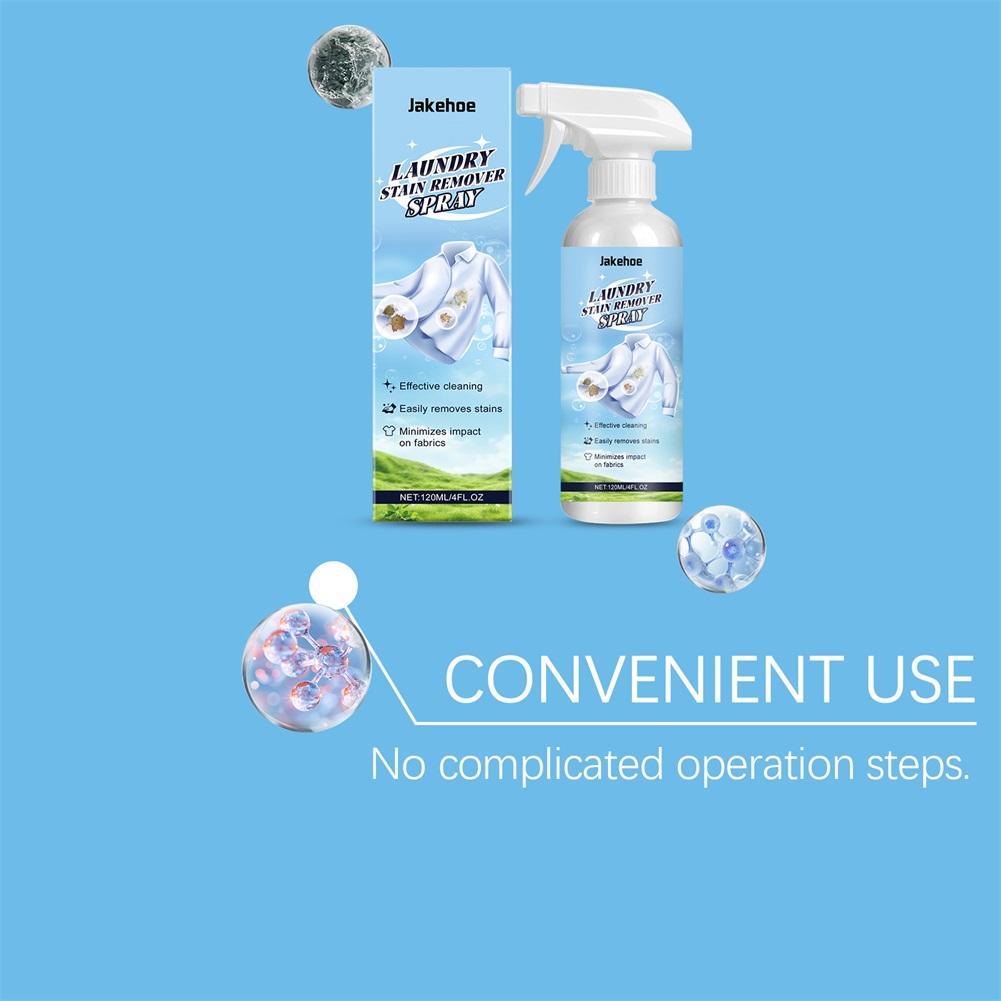 Powerful Fabric Stain Treater Spray Fast Laundry Spot Treater Spray For Grease Sweat Wine Food