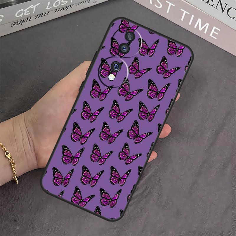Luxury Butterfly Case For Honor X8a X9a X6a X7a X7 X8 X9 X9b X8b Honor 10 50 70 90 Lite Magic 5 6 Pro Cover