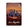 Vintage Travel Metal Sign Retro City Poster Tin Plaque for Home Bar Pub Cafe Decoration Paris Britain Venice New York Chicago Sy