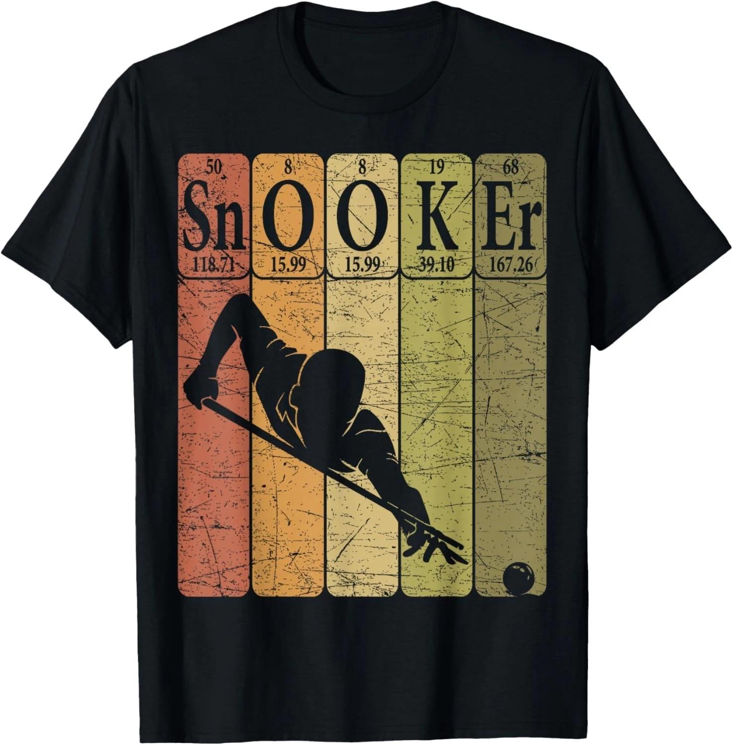 Snooker Periodic Table Elements Pool Player Pool Billiard Gift Unisex T-Shirt S