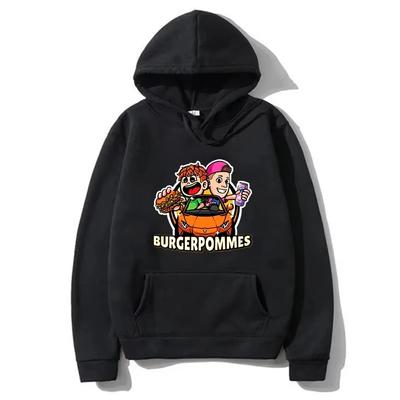 New Comfortable Casual Hip Hop Streetwear Unisex Sweatshirts Print 2D Hoody Male Burgerpommes Icrimax Graphic Men_Women Hoodies