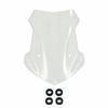 Motorcycle GS Replacement Windshield with Mounting Holes Aerodynamic Contoured Windscreen