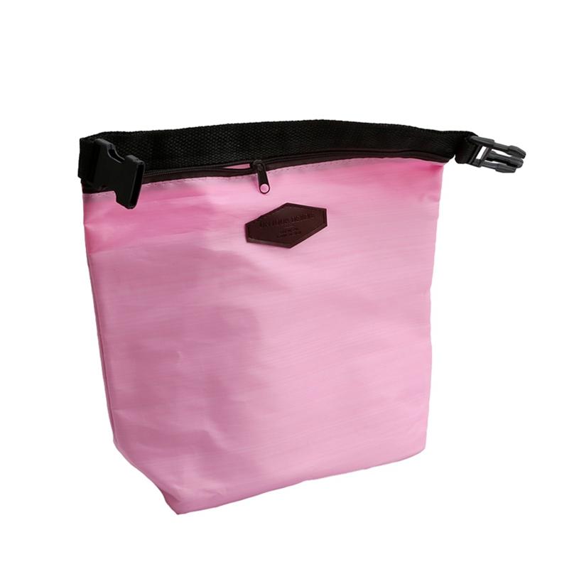 

Портативный водонепроницаемый термохолодильник изолированный ланч-бокс портативная сумка для хранения пикника розовый