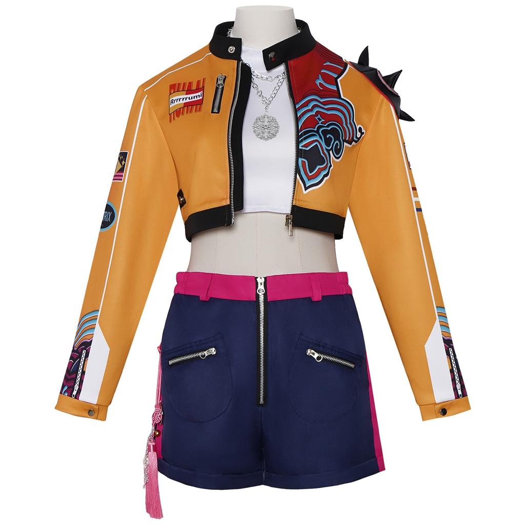 KPop Rumi Zoey Mira Cosplay Costume Women Halloween Carnival Party Role Playing Dress Outfits