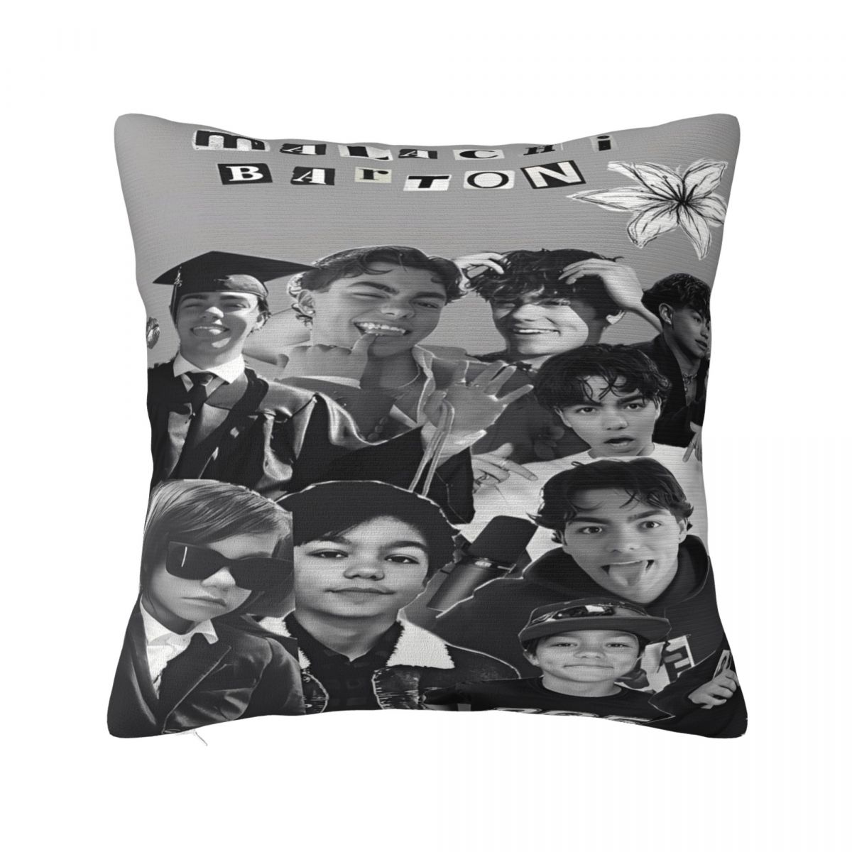 

Malachi Barton Printed Pillowcase Cushion Cover Pillow Covers Warm Home Decoration Zipper Multi Size 12x12Inch