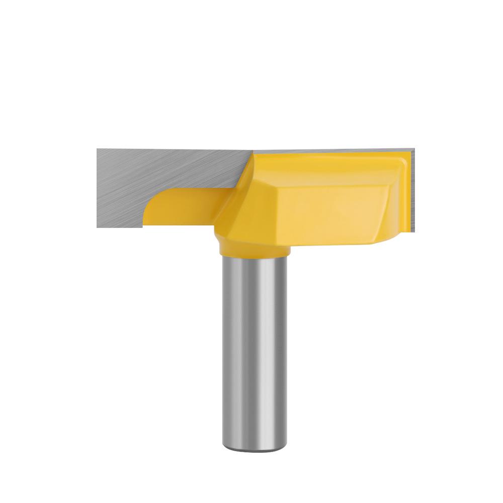 Clear Bottom Large Diameter Slotting & Flat Bottom Woodworking Milling Cutter with 1/2" Handle