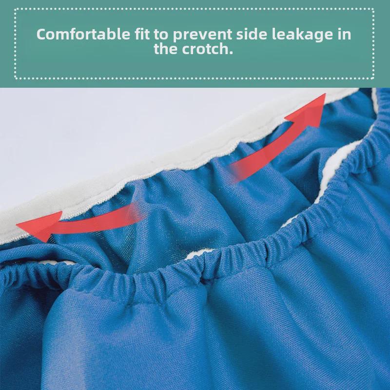 Breathable Portable Washable Adult Cloth Diapers - Absorbent and Comfortable for Seniors