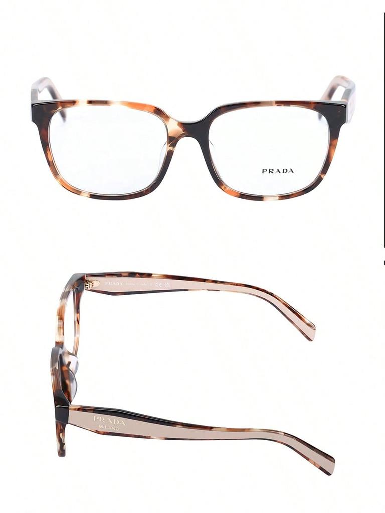 Prada VPR17Z Tortoise Square Eyeglasses, Luxury Designer Optical Frames