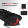 For Xiaomi 15 Case Camera Rotation Slide Card Slot Rotation Car Magnetic Ring Phone Case Protective Cover