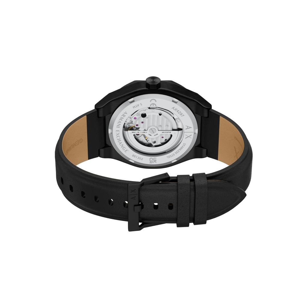 Armani Exchange Analog Leather Watch AX4297 Men's