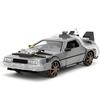 JADA 1:24 delorean back to the future DMC-12 Alloy Car Diecasts & Toy Vehicles Car Model Miniature Scale Model Car For Children