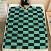 1PC Demon Slayer Art Patterned Flannel Blanket Suitable For All Seasons For Home Decor Warmth And Comfort Gifts Holiday Present