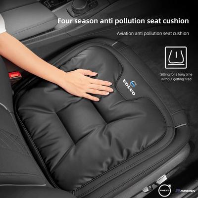 Car Seat Cushion Leather Soft Pad Interior Accessories For Rdesign XC90 V90 V60 XC60 XC40 V40 EC40 EX40 S60 S90 V70 EX90