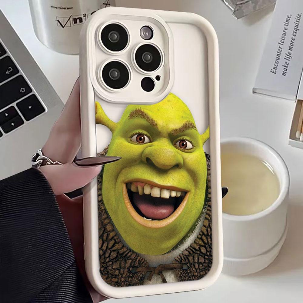 

Забавный чехол для телефона Шрек для OPPO RENO F31 2F 2Z 5 5F 6 7 8 8T 10 11 11F 12 12F 13 13F 14 15 15F LITE DIY Чехол-оболочка OPPORENO12PRO5G