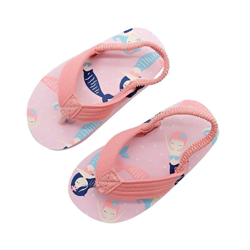 Kinder Flip-Flops Schuhe Cartoon Sommer EVA Weiche Sohle Indoor Baden Anti-Rutsch Mädchen und Jungen Sandalen Strand und Pool Hausschuhe
