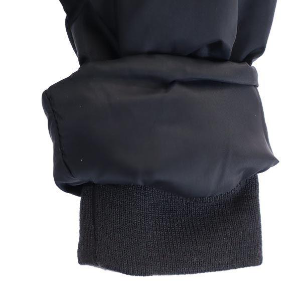 ARMANI JUNIOR Back print Long sleeve hood Down jacket 39.4" Navy system Kid's Used