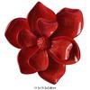 Nordic Three-dimensional Flower Wall Decoration Living Room Background Wall Resin Gilded Flower Wall Hanging Interior Decoration