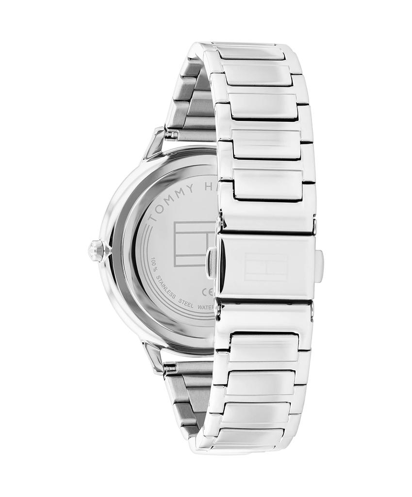 Tommy Hilfiger Silicone SAMANTHA Women's Watch, Silver/Blue,