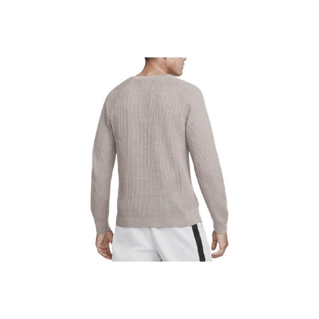 Nike Long Sleeve Crew Neck Sweatshirt Men Tops Brown DN3618-087