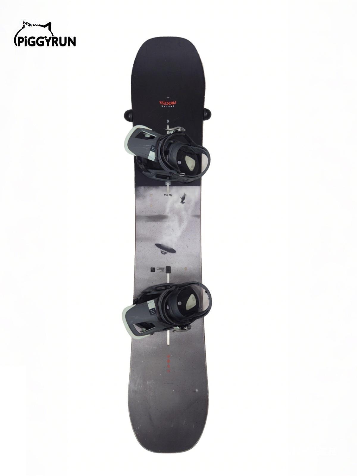 Double Snowboard and Ski Wall Mount Rack with Hooks