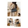 Xeie Thuk Shoulder Bag Women PU Woven Texture Daily Commute