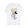 Disney Womens/Ladies Mickey Mouse World Tour Line Cotton Boyfriend T-Shirt