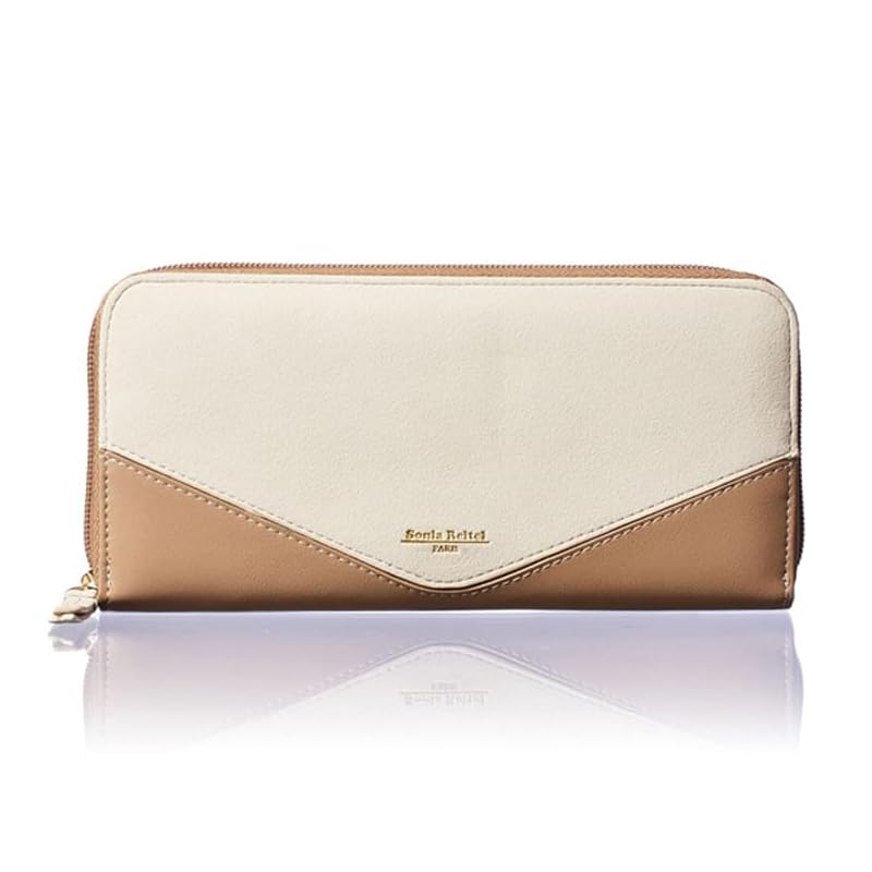 

[Rinle] wallet ladies long wallet Holds a lot of cards large capacity round zipper Vertical card storage easy to use brand present gift Comes with