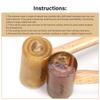 WUTA mallet hammer let leather craft tool rawhide leather craft mallet wooden hammer (42cm)