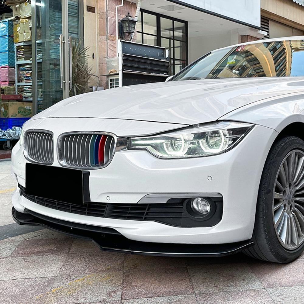 Labio Splitter Chin Spoiler Delantero Para BMW Serie 3 F30 F31 2013-2019 Parachoques Estándar Kit de Carrocería de Modificación Exterior Accesorios