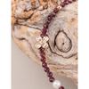 Frequently Spinel Cut Flower Crystal Necklace