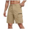 Hiking Cargo Shorts Mens Lightweight Quick-Dry Water-Resistant Short Pants with Multiple-Pockets Summer Shorts for Men