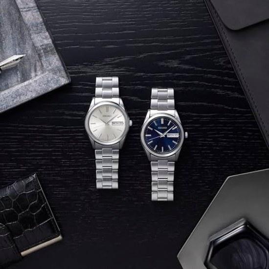 SEIKO SELECTION SBTH007 orologio da polso da uomo al quarzo a batteria datario giorno calendario quadrante color champagne oro serie S acciaio inossidabile