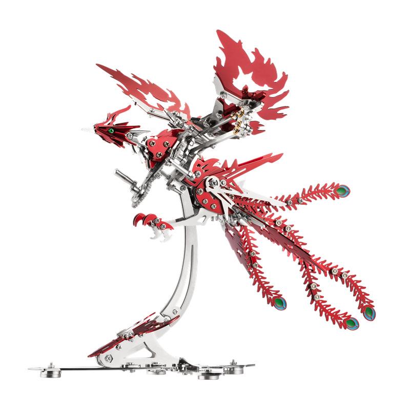 Bumblebee Phoenix Metal Flapping Wing Model Puzzle – High Difficulty Creative Gift Toy