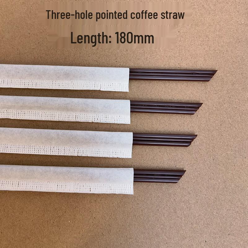 Lionfind Pointed Plastic Hot Coffee Straws