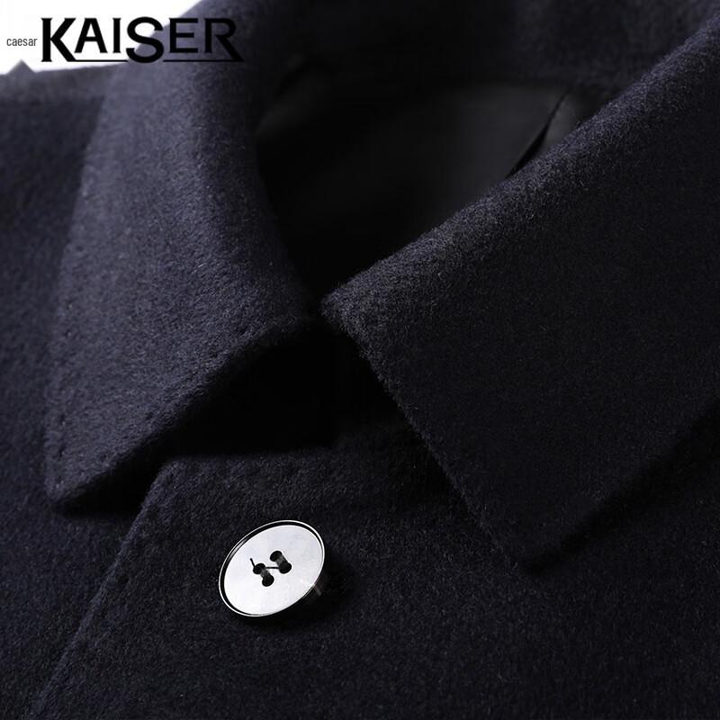 Caesar Herren Mittellanger Woll- und Kaschmirmantel